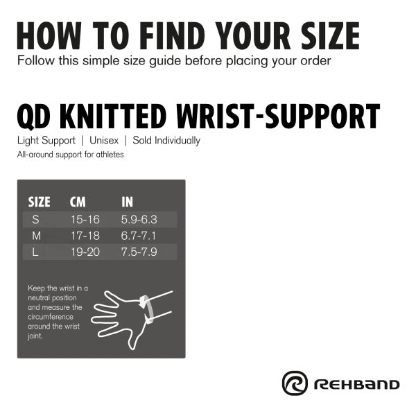 QD Wrist & Thumb Support 1.5mm