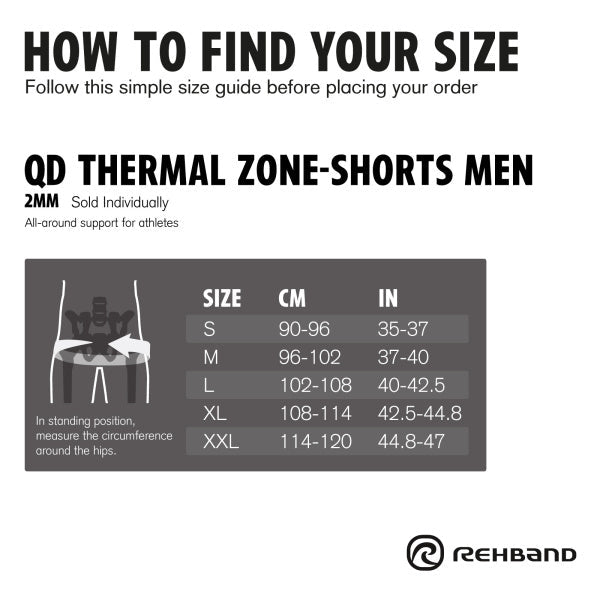 QD Thermal Zone Shorts Men 2mm