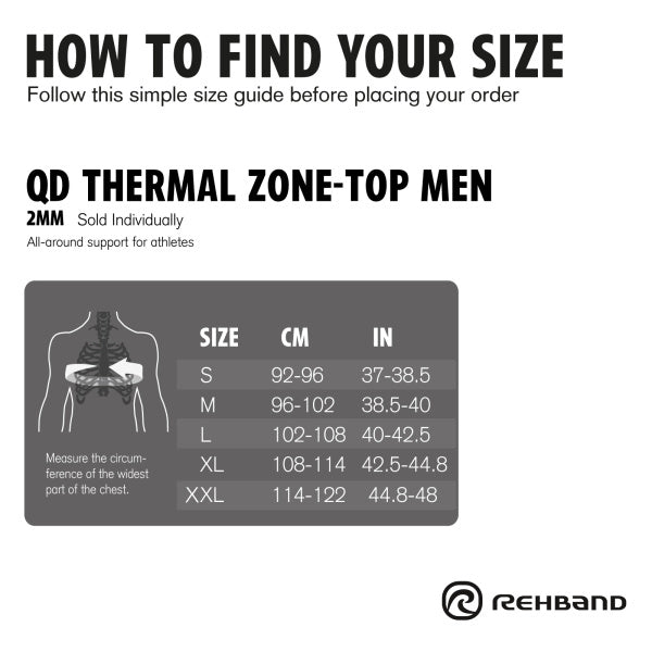 QD Thermal Zone Top Men 2mm