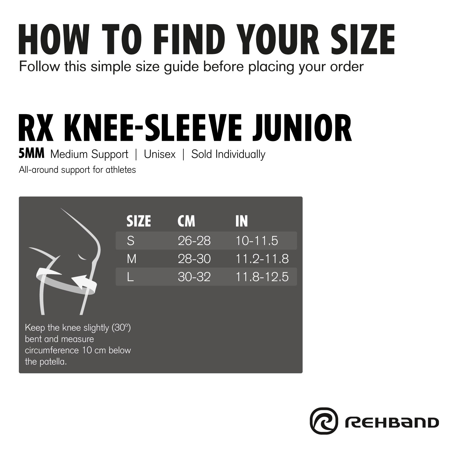 RX Knee Sleeve 5MM Junior