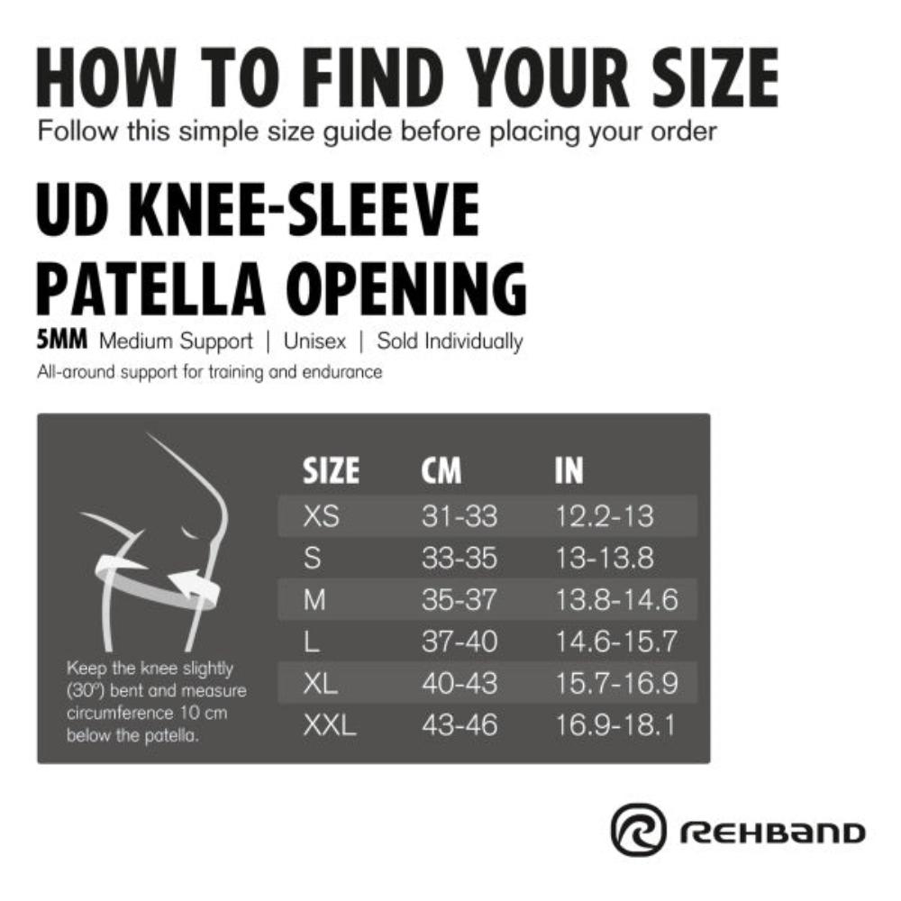 UD Knee Sleeve Patella Open 5mm